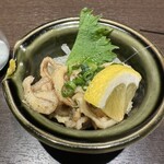 小倉水炊き 松伯 - 炙り皮酢