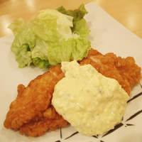 飯家くーた 銀座七丁目店 - ランチのチキン南蛮。