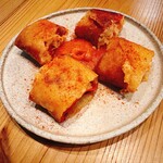 comodo - 海老と赤ピーマンの春巻き