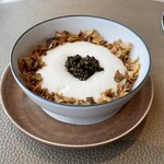 est - 菊芋のエスプーマとキャビアがたっぷりと