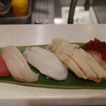 立食い寿司 根室花まる - 料理写真:根室5貫セット