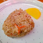 錦うどん - かしわおにぎり