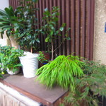 ひろ作 - 入り口横(H26.10)