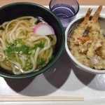 竹本水産 - うどん＆天丼　540円(税込)
