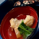 鮨 ひのもと - 甘鯛の松笠腕