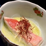 鮨 ひのもと - 金目鯛の酒蒸し