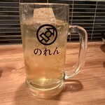 生ビール199円とおでん500円食べ放題 のれん - 