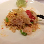 瓦城泰國料理  - 2014.12　トムヤム麺取分け