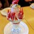 cafe CERVIN - 料理写真:季節限定のイチゴとパンナコッタのミルクソースパフェ