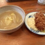 キッチン・オバサン - カキフライ & 味噌汁