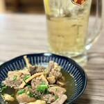 肴菜や - 親鶏の旨煮