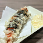 肴菜や - 明太子の天ぷら