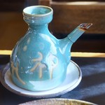 手打 神代そば - かけつゆ(そば湯用）