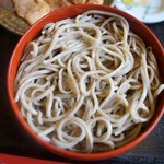 手打 神代そば - 割子そば(上から見たところ）