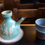 手打 神代そば - そば湯セット