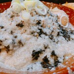 らーめん潤 - 越後味噌らーめん（大油／トッピング：岩のり、玉ネギ5倍、玉子）