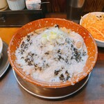 らーめん潤 - 越後味噌らーめん（大油／トッピング：岩のり、玉ネギ5倍、玉子）