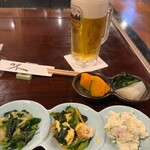 桜や - 夜定食の副菜　これだけで飲める