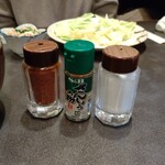 天下の焼鳥 信秀本店 - 一味＆さんしょう＆塩