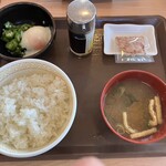 すき家 - 料理写真:まぜのっけ朝食