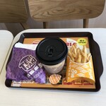 ゼッテリア - 料理写真:てりやきビーフバーガー ランチセット 590円