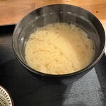 士別バーベキュー - お味噌汁付き