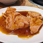 炭火焼肉 大将軍 - 上ミノ1,200円。素材は良いのですが、タレにコクがもう少しほしい