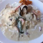 ノンノン - 白いカレー（海の幸いっぱい）