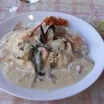 ノンノン - 白いカレー（海の幸いっぱい）