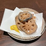 たん之助酒場 - サックリ美味しい美人蓮根唐揚げ