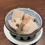 たん之助酒場 - 美人蓮根お浸し