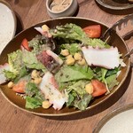 カッチャル バッチャル - タコとひよこ豆サラダ¥650