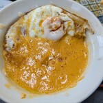 食堂たなか - TKGin目玉焼き　邪道かな(笑)