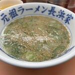 元祖ラーメン長浜家 - カタイタマ待ち
