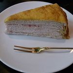 苺のミルクレープ＠珈琲文明（2015年1月10日）