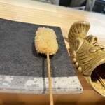 はい、串揚げです。 - 