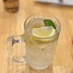 ととや - 雷門サワー(檸檬とライム)