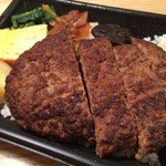 みわ屋 - ハンバーグ弁当 915円。岐阜の人気店の渾身の一品です(*´-｀*) 