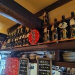 無名塾 - 焼酎ボトルキープ承ります。（半年間）
お気に入りの一本を、無名塾でゆっくりと。
お名前をお入れして大切にお預かりいたします。
ご来店のたびに、いつもの一杯をどうぞ。

