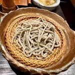 手挽きそば 一心 - がんこ十割ざる(太打ち)