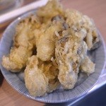 立ち呑み 晩杯屋 - 牡蠣の天ぷらが、この粒この量で爆安です(*ﾉωﾉ) ｵｲｼｲﾖｰ