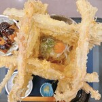 すしうどん和食えちぜん - ゴボ天ジェンガうどん