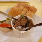 ラガッツォ - 料理写真:鶏レバーのパテ