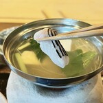 鎌倉 北じま - クロシビカマスのしゃぶしゃぶ