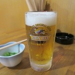 やきとり 宮本 - 生ビール