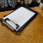 大衆酒場 かど鈴 - 手書きのオーダー表