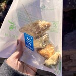山安 - ・鯵と金目鯛のからあげ