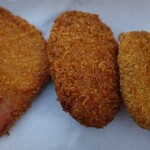 松野精肉店 - 料理写真:ハムカツ、メンチカツ、コロッケ