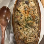 華カリー ジンジャー - 森のキノコと牡蠣の焼きカレー