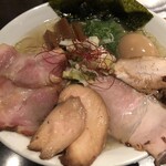 仙臺 くろく - 極上しおそば（大盛）¥1850-